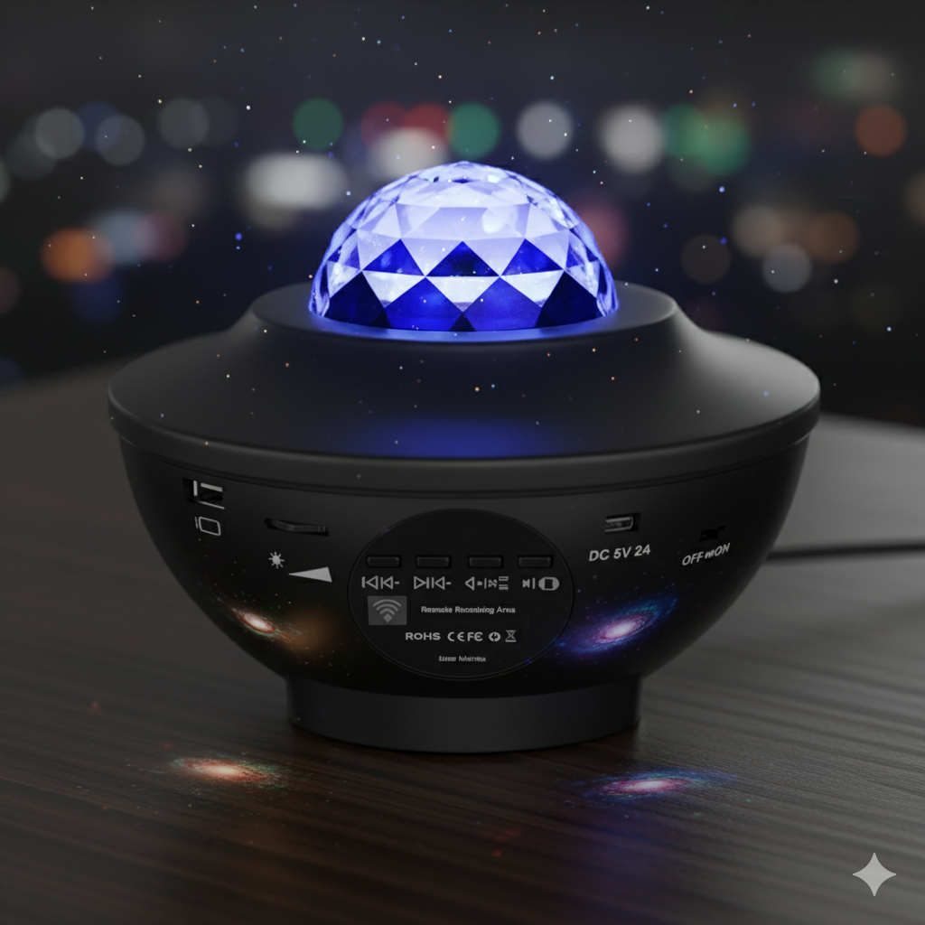 🌌 Proyector LED Nebulosa - Galaxia / Estrellas - PARLANTE Bluetooth 🎶